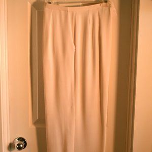 Worth cream silk pants